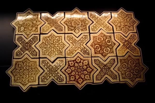 Lustre Tiles from Iran. Islamic art was meant to convey a sense of order, a world in which the relationships between God, the ruler and his subjects were in balance. 